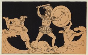 Achilles strijdt met de rivier